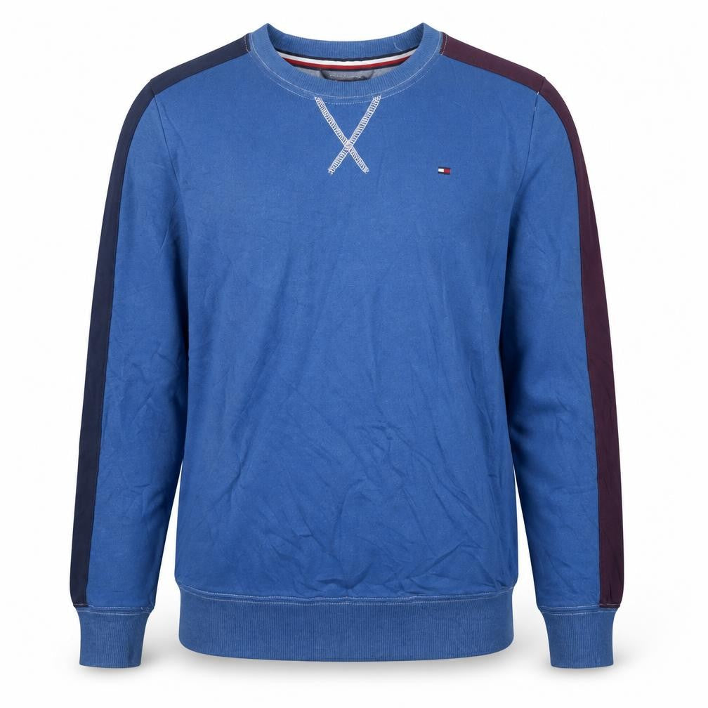 Tommy Hilfiger Men's Blue Crew Neck Pullover Sweatshirt Size S
