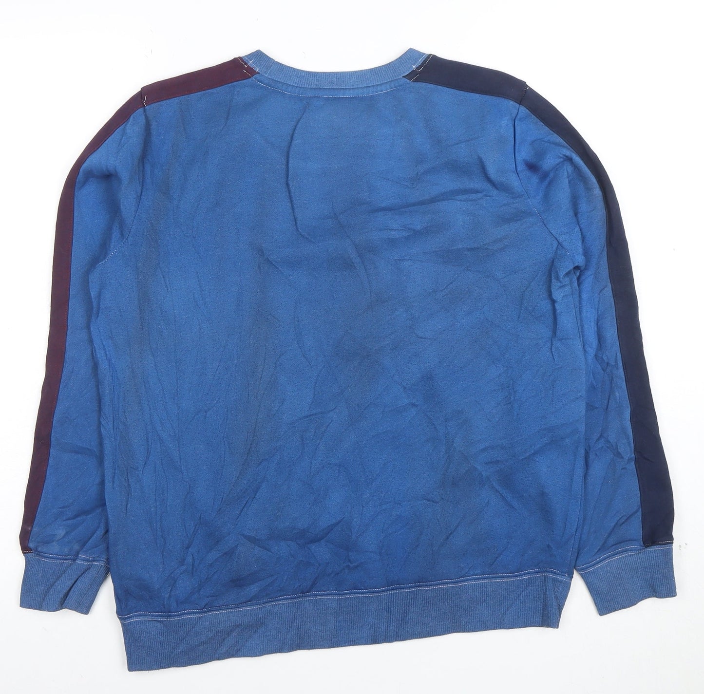 Tommy Hilfiger Men's Blue Crew Neck Pullover Sweatshirt Size S