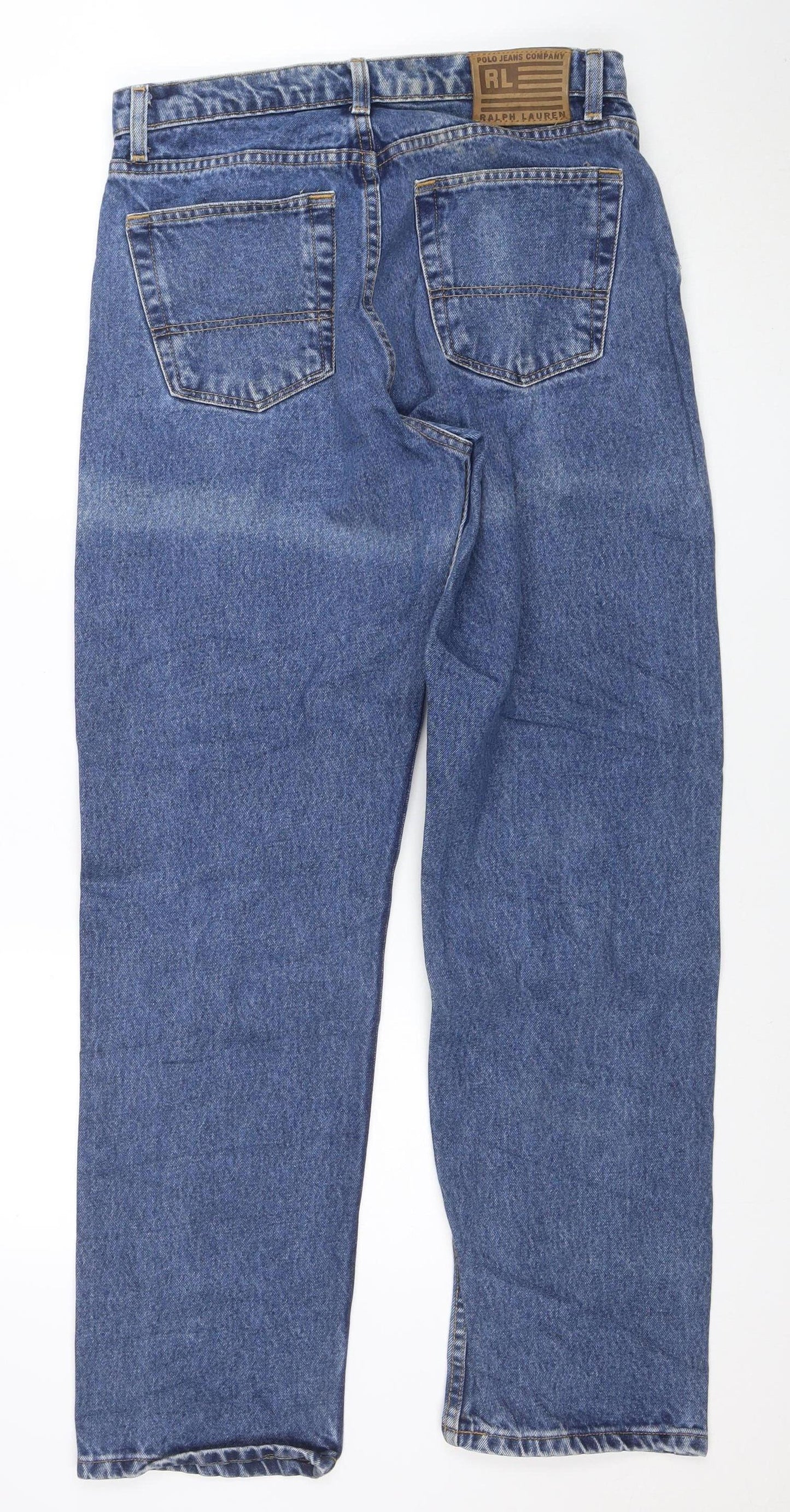 Ralph Lauren Polo Jeans Company Men's Blue 32x32 Relaxed Fit Denim Jeans