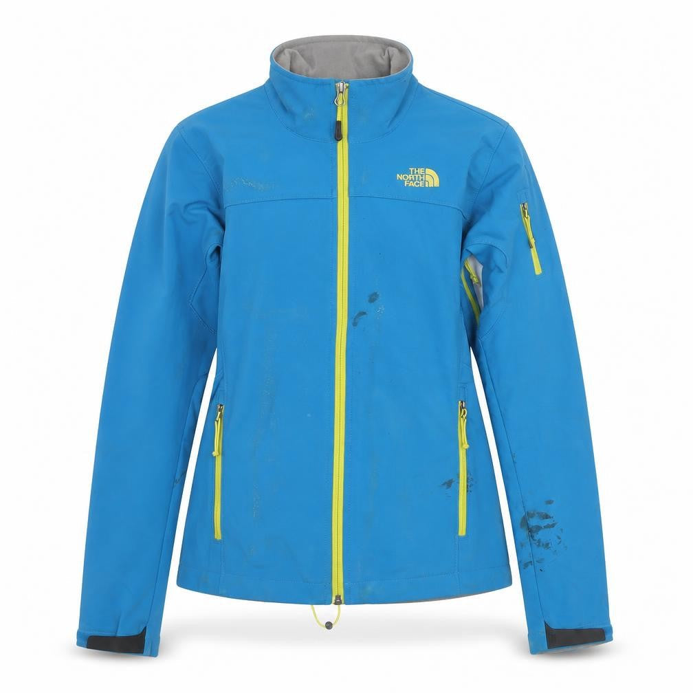 The North Face Women's Blue Softshell Jacket S Water Resistant Outdoor