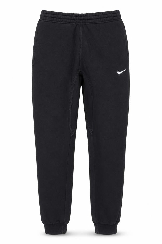 Nike Men's Black Jogger Sweatpants S Regular Fit Tapered Cotton Blend