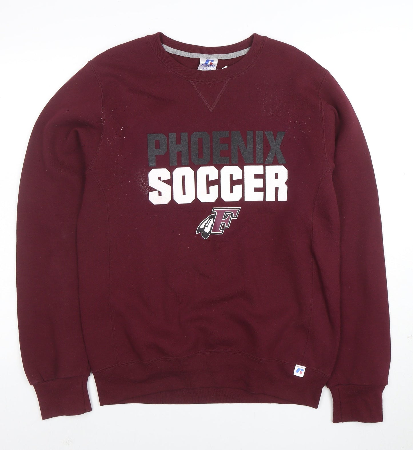 Russell Athletic Men's Red Small Pullover Sweatshirt Phoenix Soccer