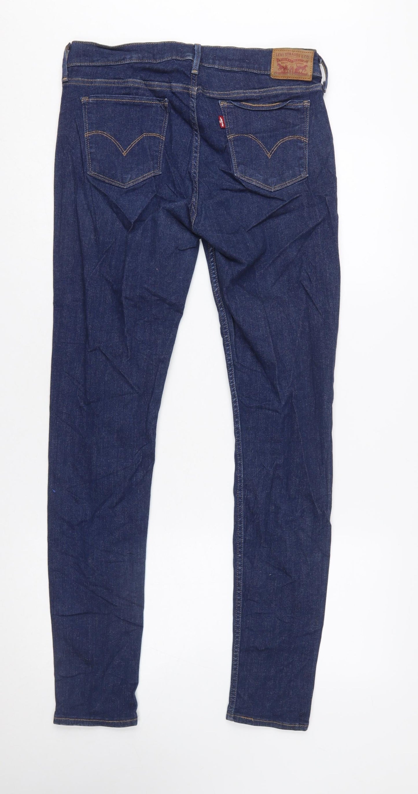 Levi Strauss Women's Blue 710 Super Skinny Jeans Size 31