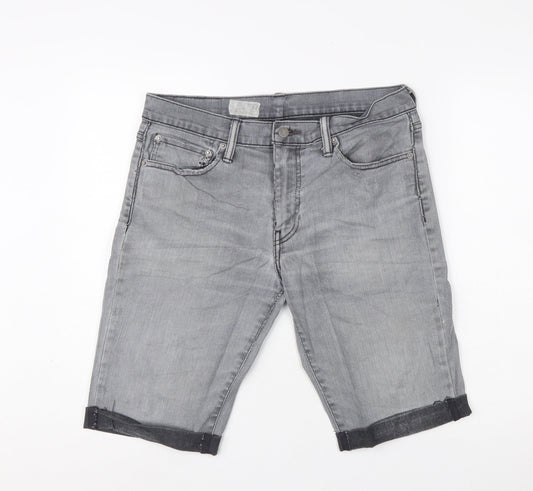 Levi's Men's Grey Denim Regular Fit Chino Shorts W33 L34