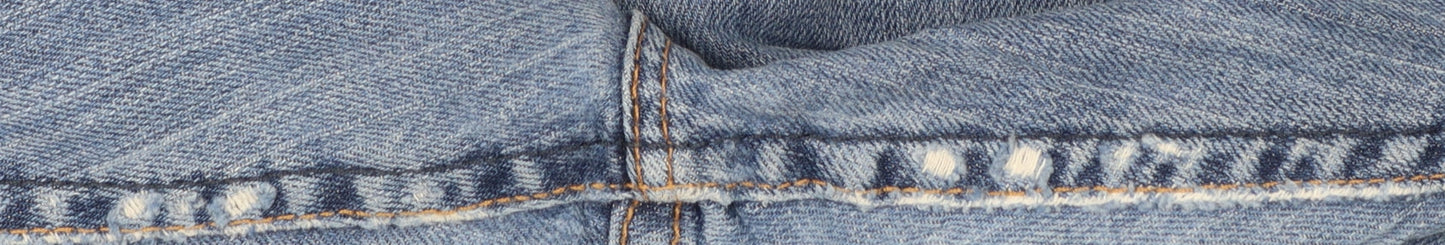 Wrangler Womens Blue Bootcut Stretch Denim Jeans Size 16