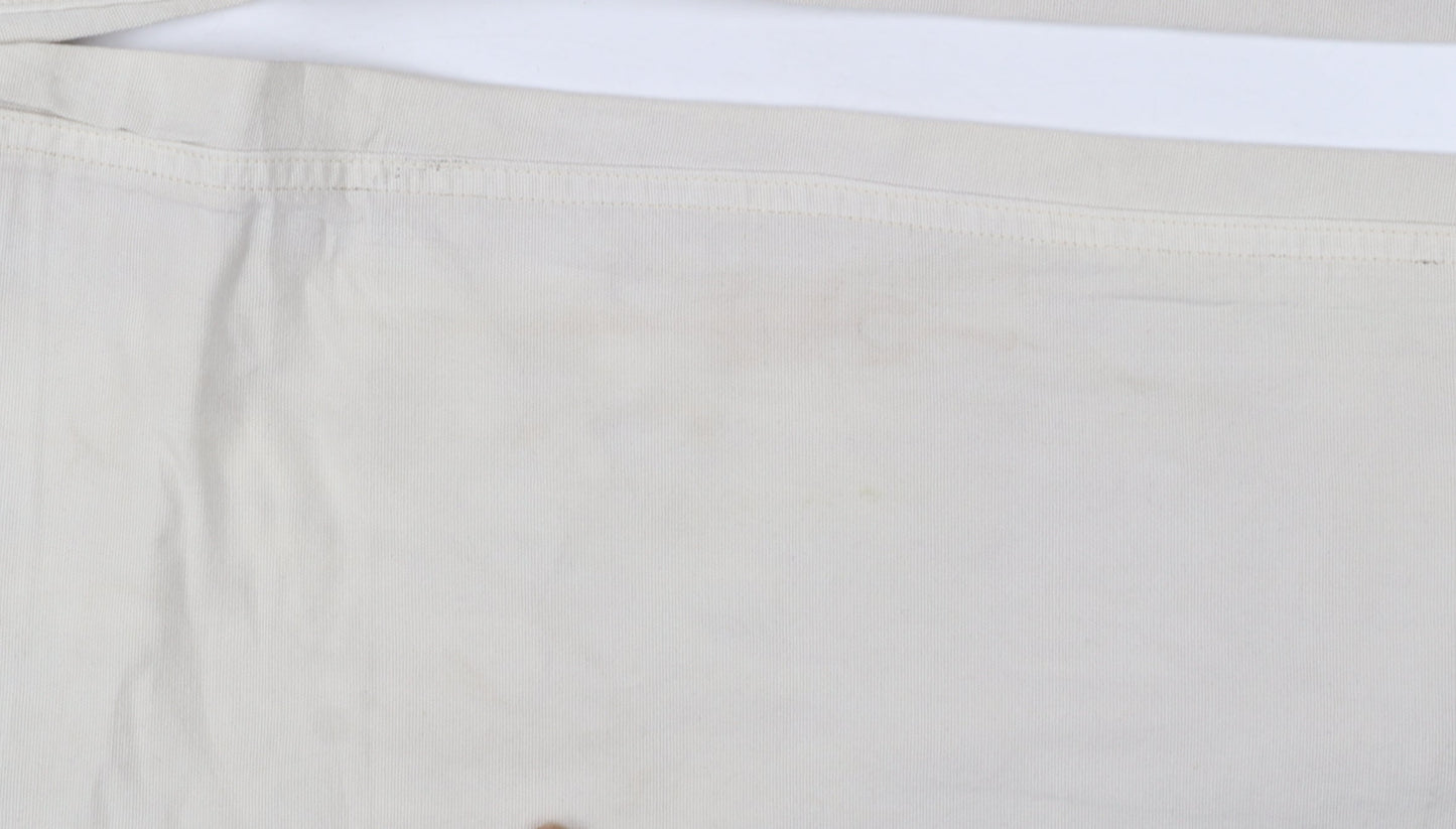 American Eagle Womens Beige Cargo Trousers Size 4 Regular Stretch Cotton Twill