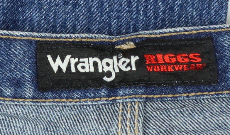 Wrangler Riggs Workwear Men's Blue 40x32 Straight Leg Jeans