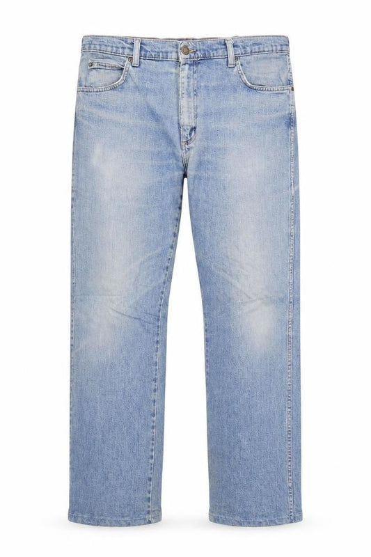 Wrangler Mens Blue Regular Fit Straight Denim Jeans W36 L32