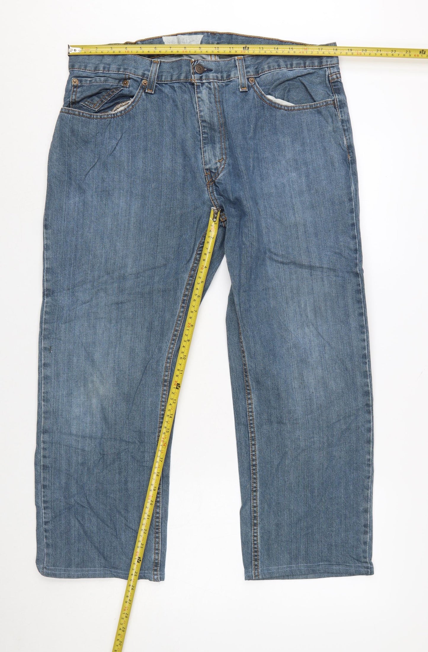 Levi Strauss Men Blue 559 Regular Straight Denim Jeans W36 L30