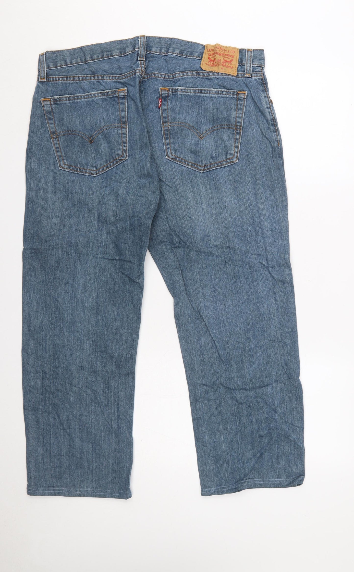 Levi Strauss Men Blue 559 Regular Straight Denim Jeans W36 L30