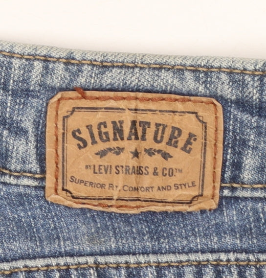 Levi Strauss Women Blue Bootcut Low Rise Jeans Size 14
