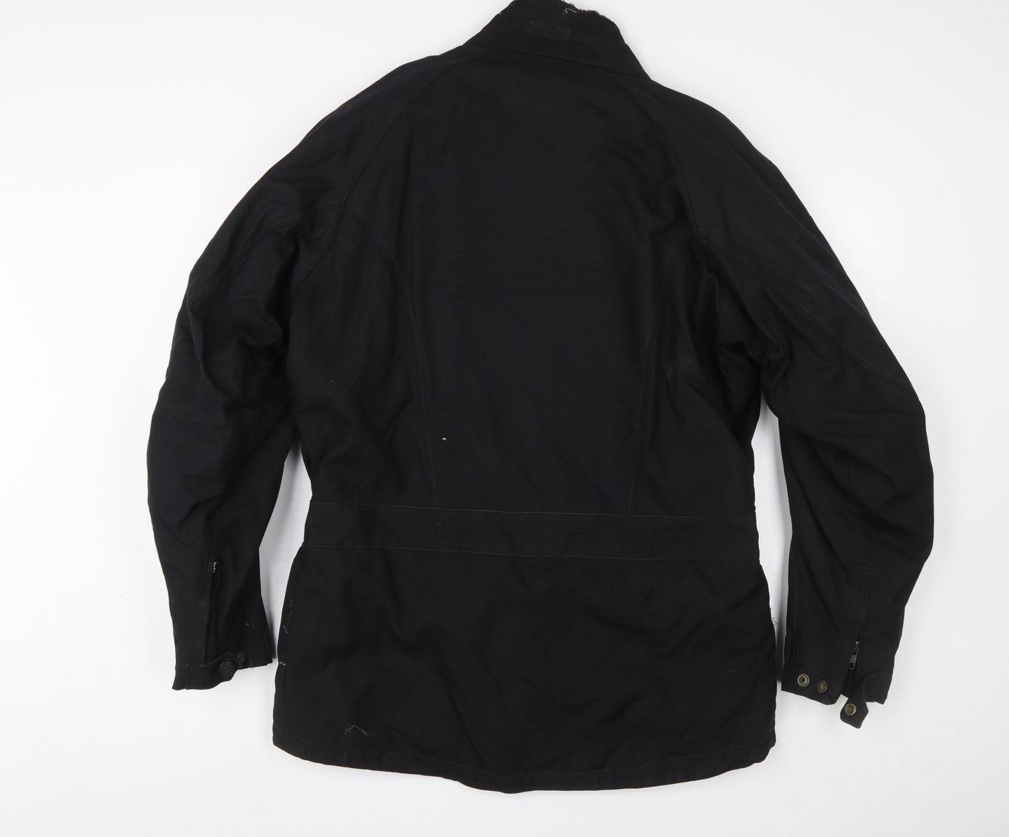 iXS Men's Black M Motorcycle Jacket Waterproof Belted Biker Style