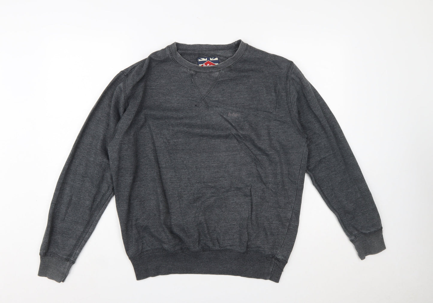 Lee Cooper Men's Grey Crew Neck Pullover Sweatshirt M