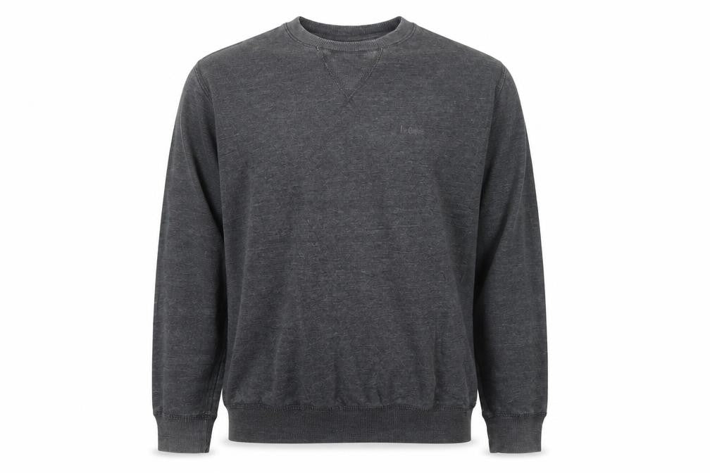Lee Cooper Men's Grey Crew Neck Pullover Sweatshirt M