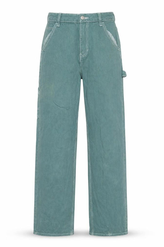 PACSUN Women’s Green Relaxed Straight Cotton Jeans Size 25
