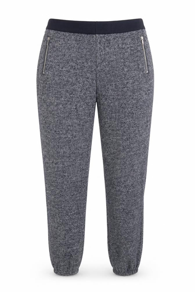 Tommy Hilfiger Women’s Blue Wool Blend Jogger Trousers Size 6