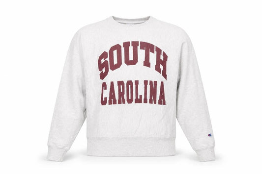 Champion Women's Grey South Carolina Reverse Weave Sweatshirt Medium