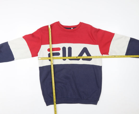 Fila Men's Multicoloured XS Pullover Crew Neck Sweatshirt