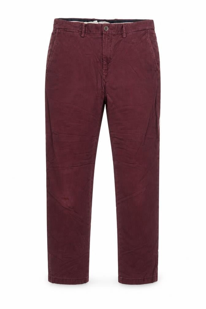 Tommy Hilfiger Men's Red 32x32 Chino Trousers Cotton Stretch