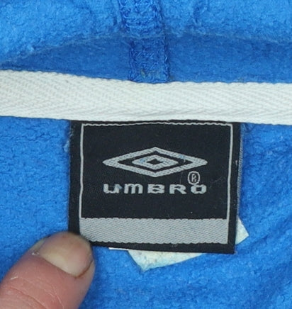 Umbro Men's Blue 2XL Pullover Hoodie Sportswear