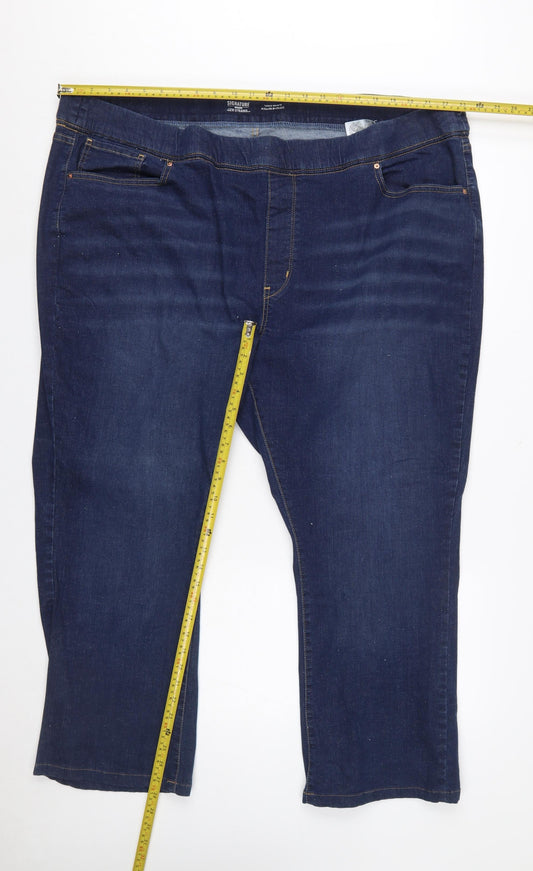 Levi Strauss Women's Blue Bootcut Stretch Jeans Size 28 Plus