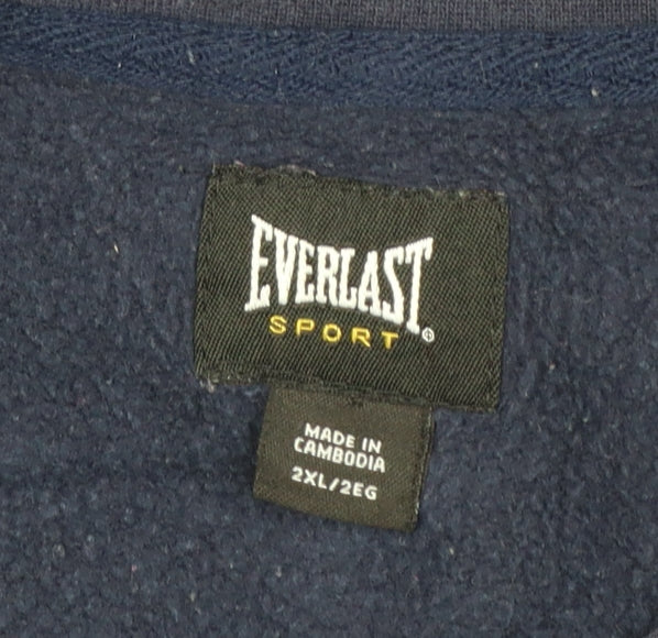 Everlast Men's Blue 2XL Pullover Crew Neck Sweatshirt