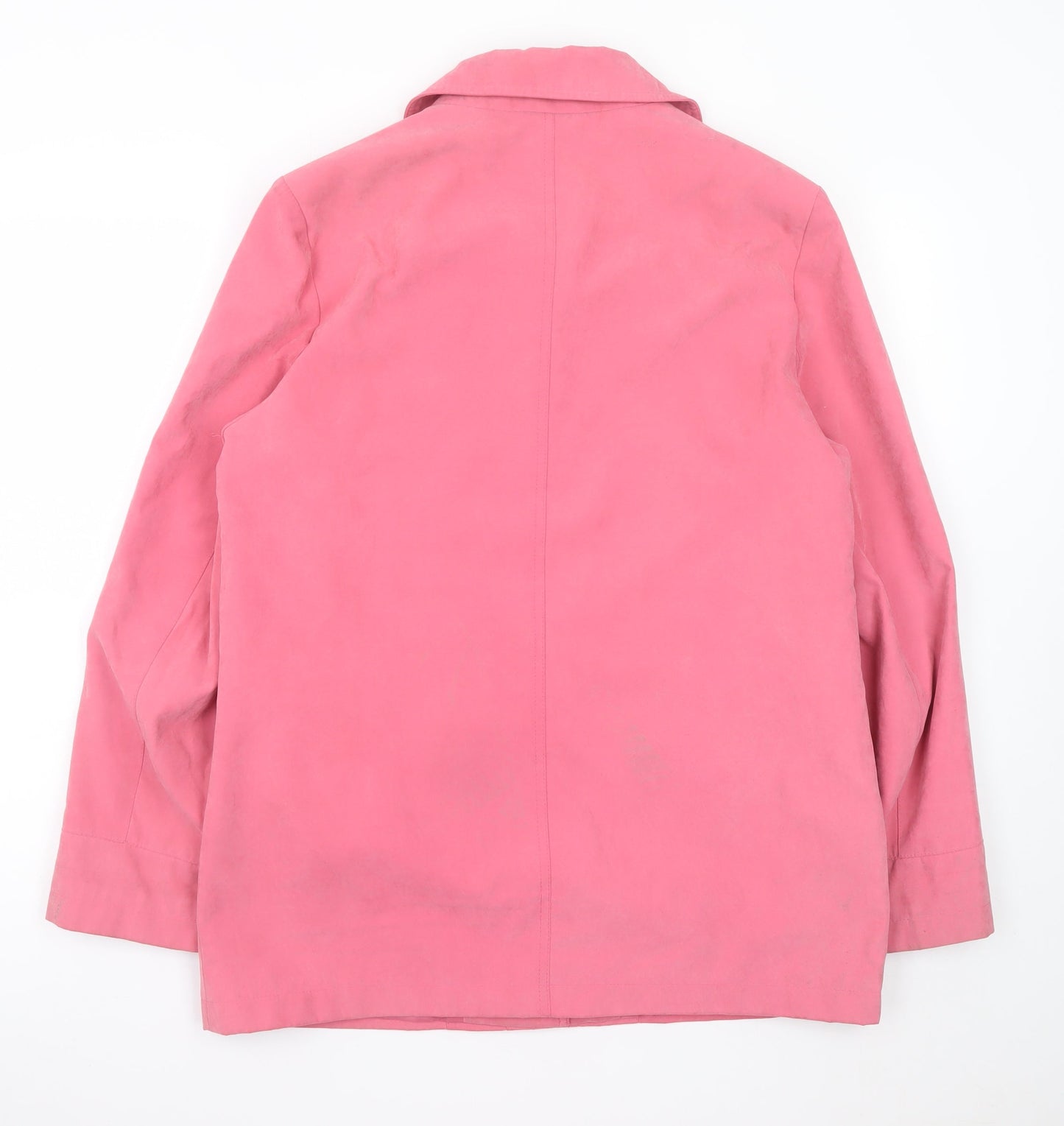 EWM Pure Classics Pink Long Sleeve Single-Breasted Blazer Size 12