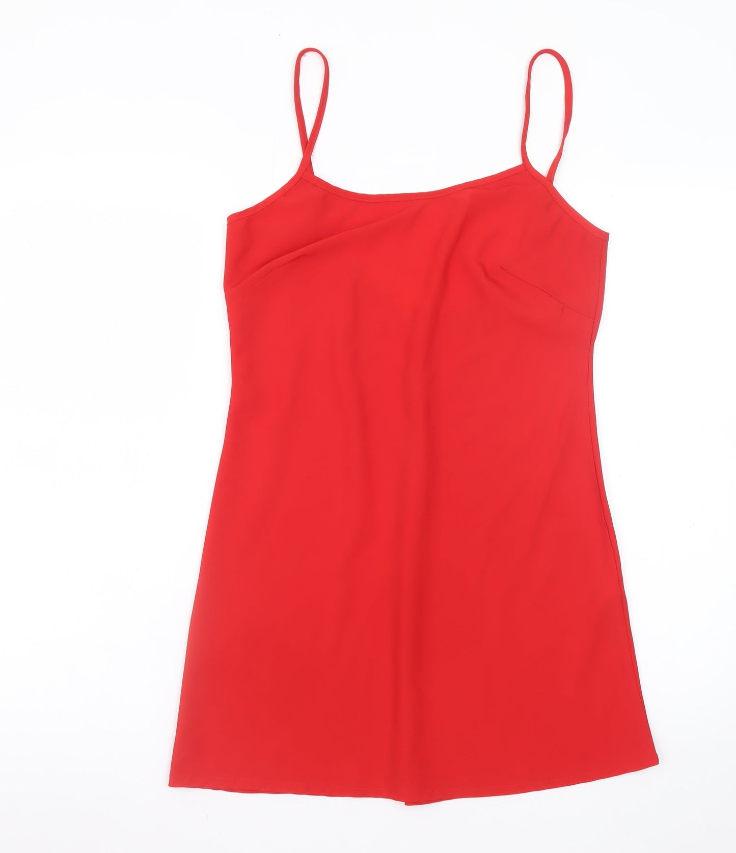 ASOS Women’s Red Size 10 Cami Chemise Nightwear Satin Finish