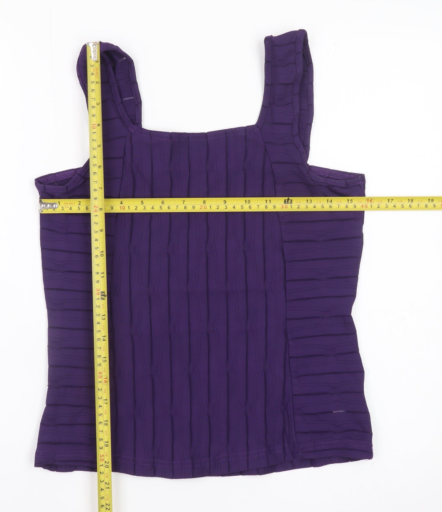 IN FRONT Women’s Purple Sleeveless Camisole Tank Top M