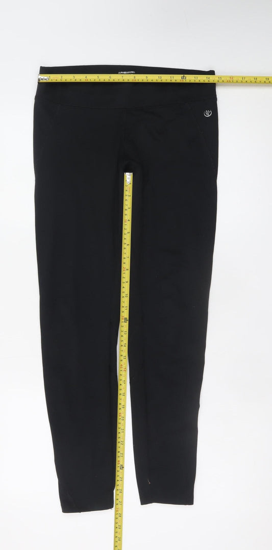 Dunnes Stores Women Black Medium Ankle Leggings Performance Sport