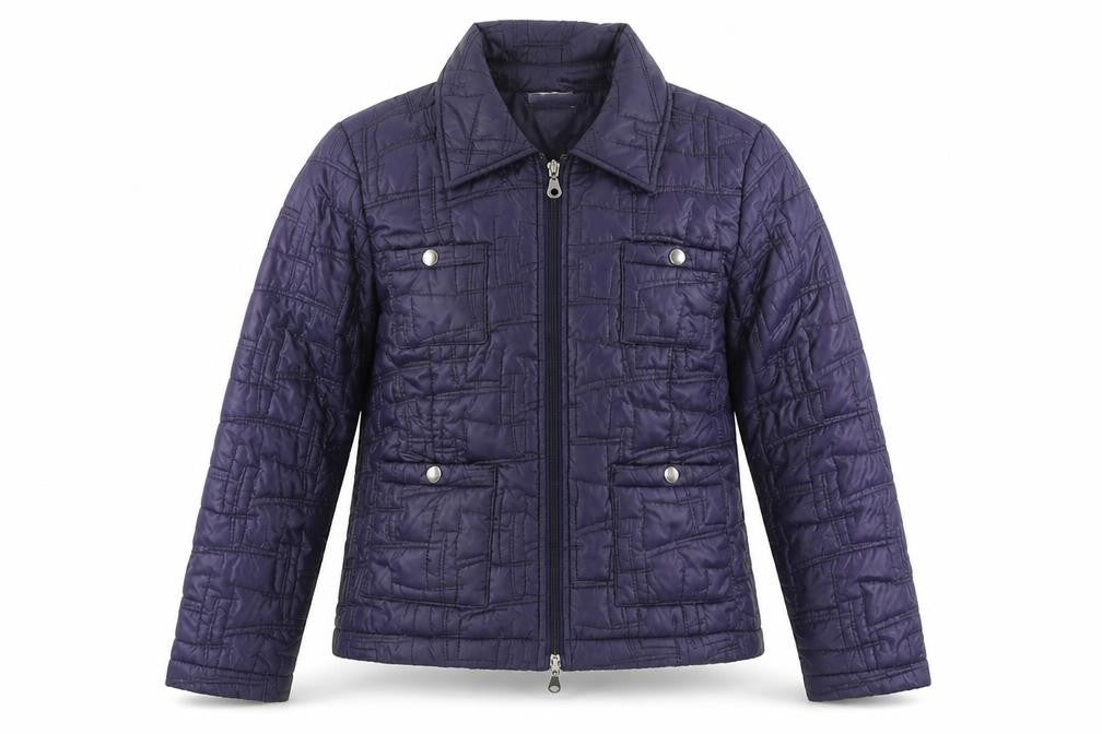 Long Island Women’s Blue Quilted Polyester Jacket Size M