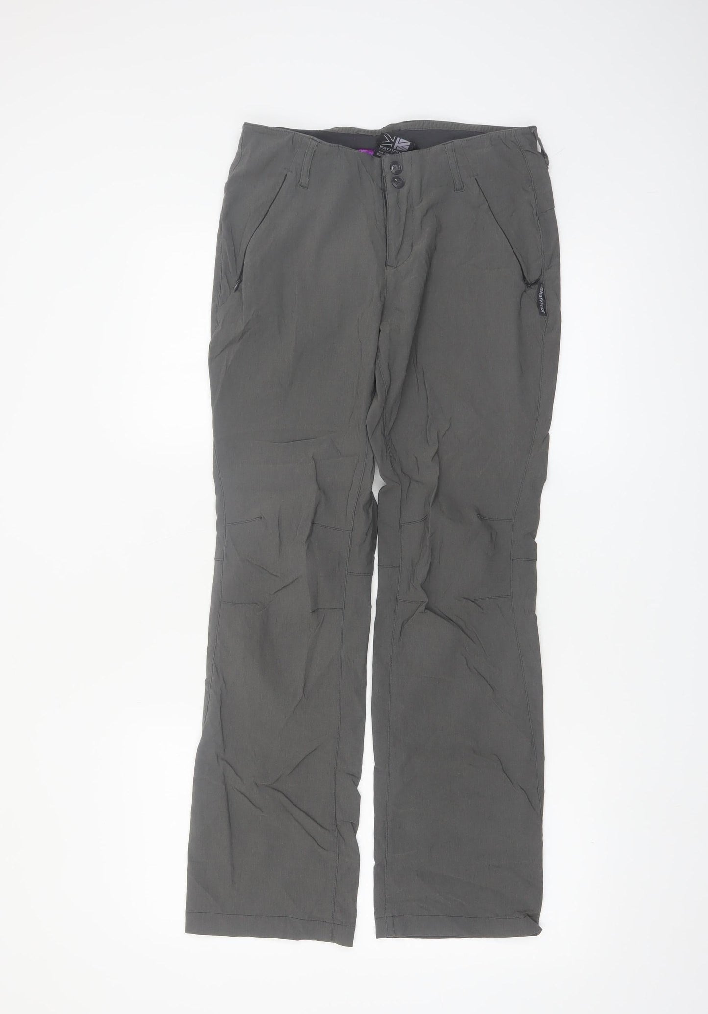 Karrimor Women's Grey Cargo Trousers UK 8 Outdoor Travel Quick Dry