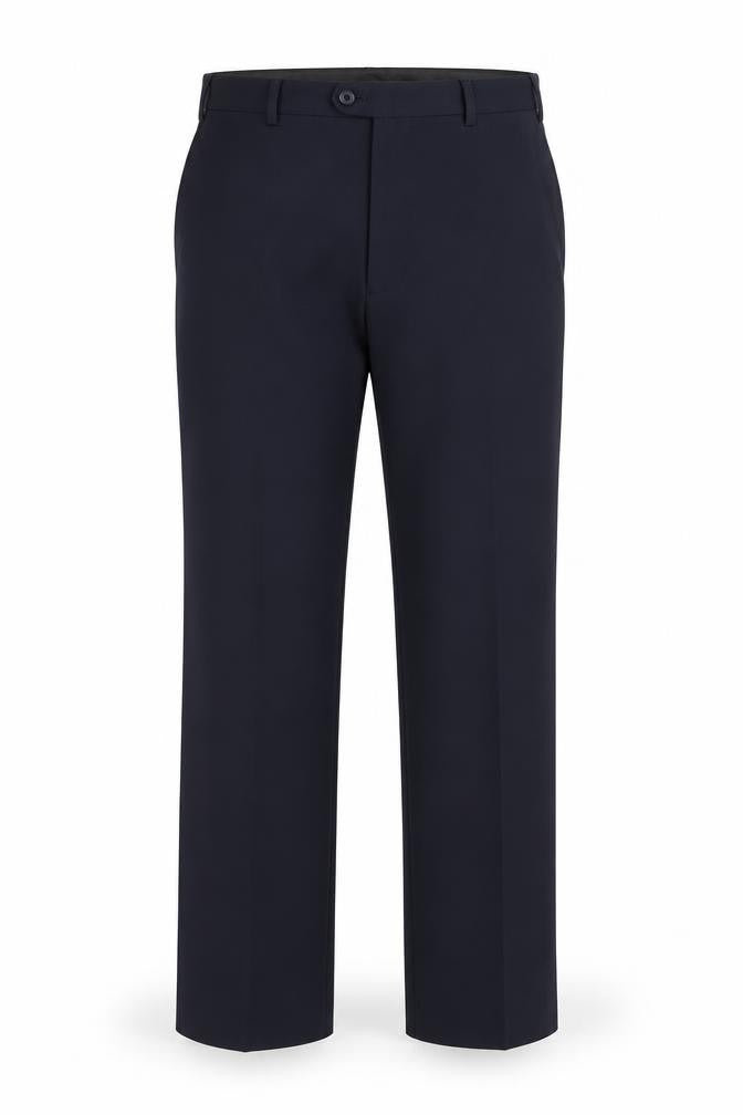 Henri Ross Men's Black Dress Pants 38W 29L Regular Fit Formal Trousers