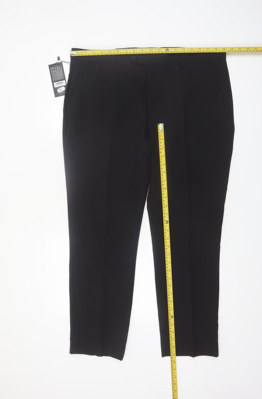 St. Bernard for Dunnes Stores Men's Black 38in Dress Pants