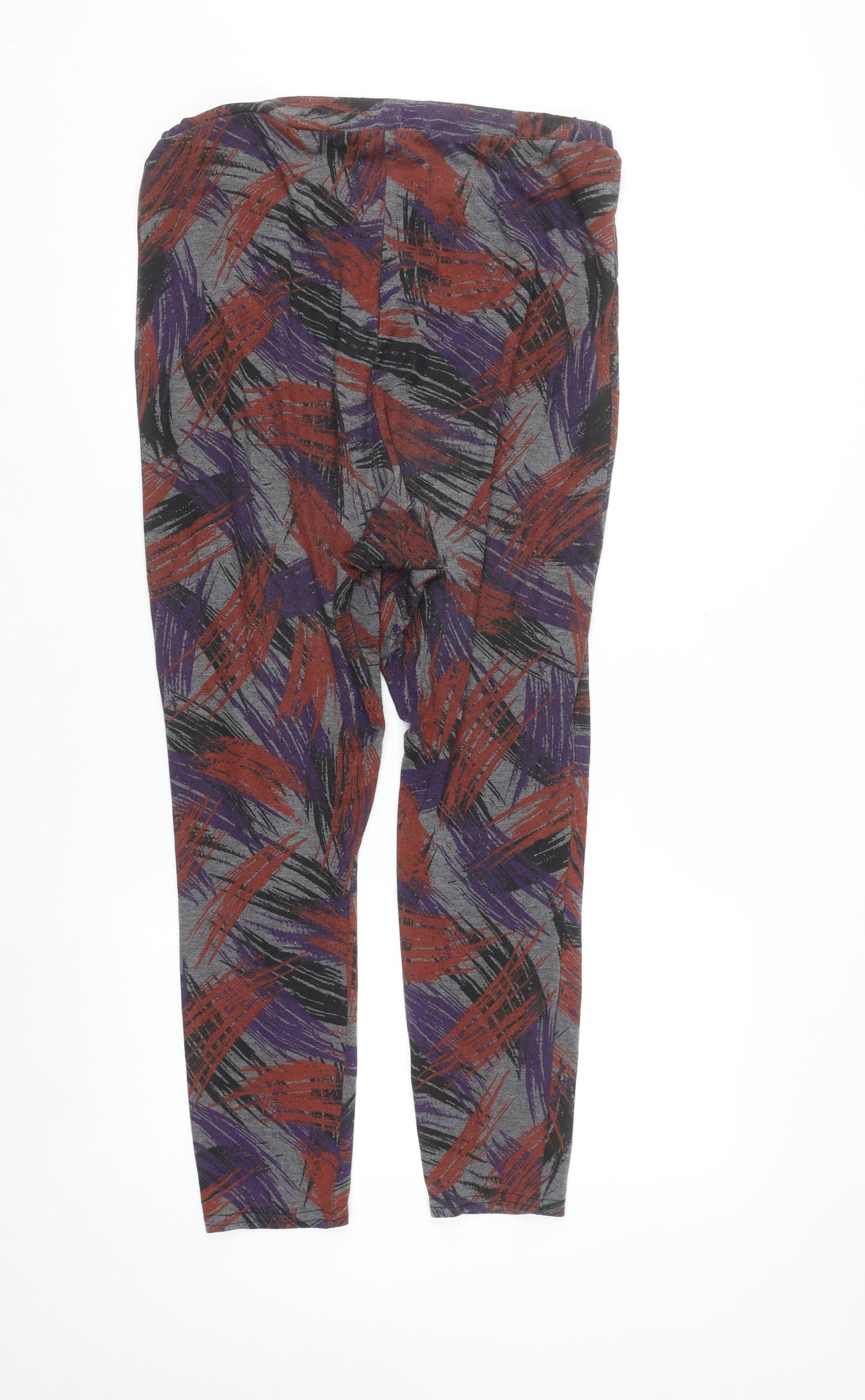 Yours Women’s Multicoloured Abstract Print Stretch Leggings Size 20
