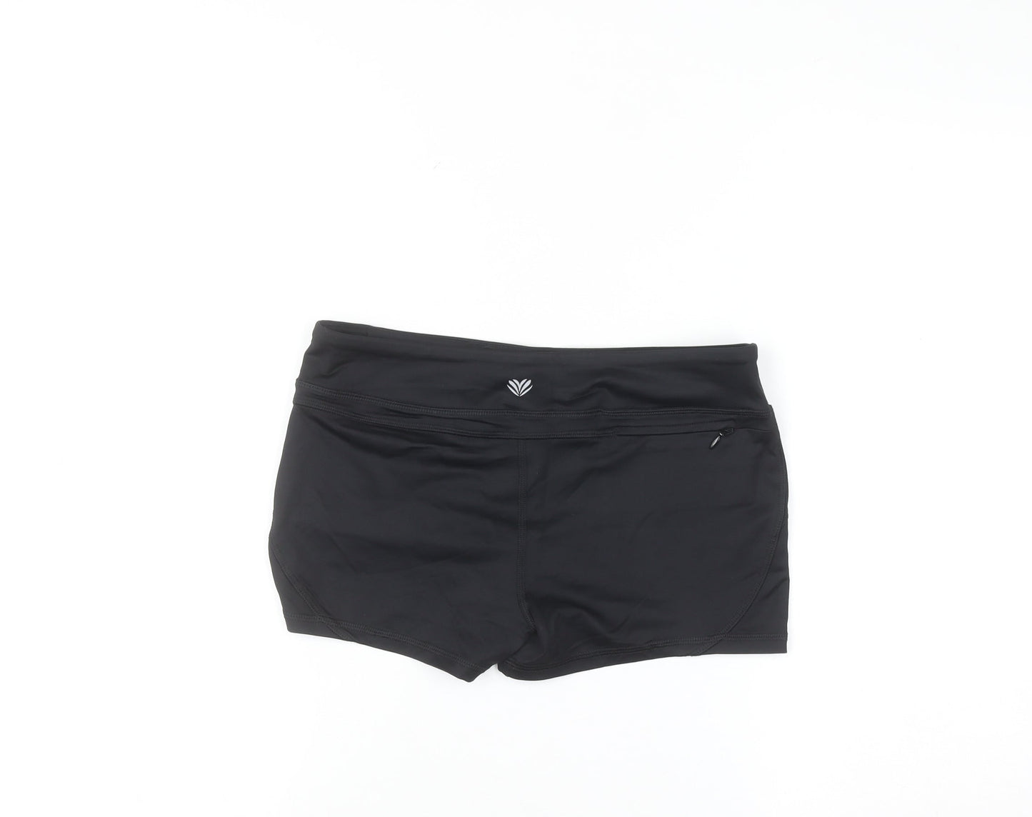 Forever 21 Women Black M Biker Activewear Shorts