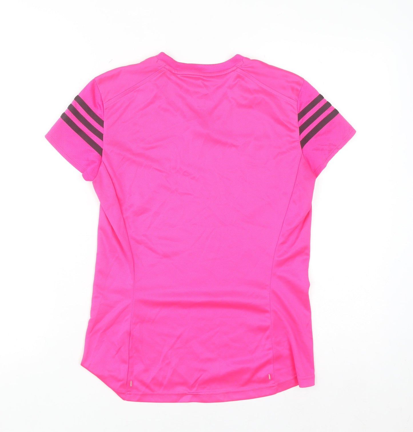 Adidas Women's Pink Climalite Running V-Neck T-Shirt Size S