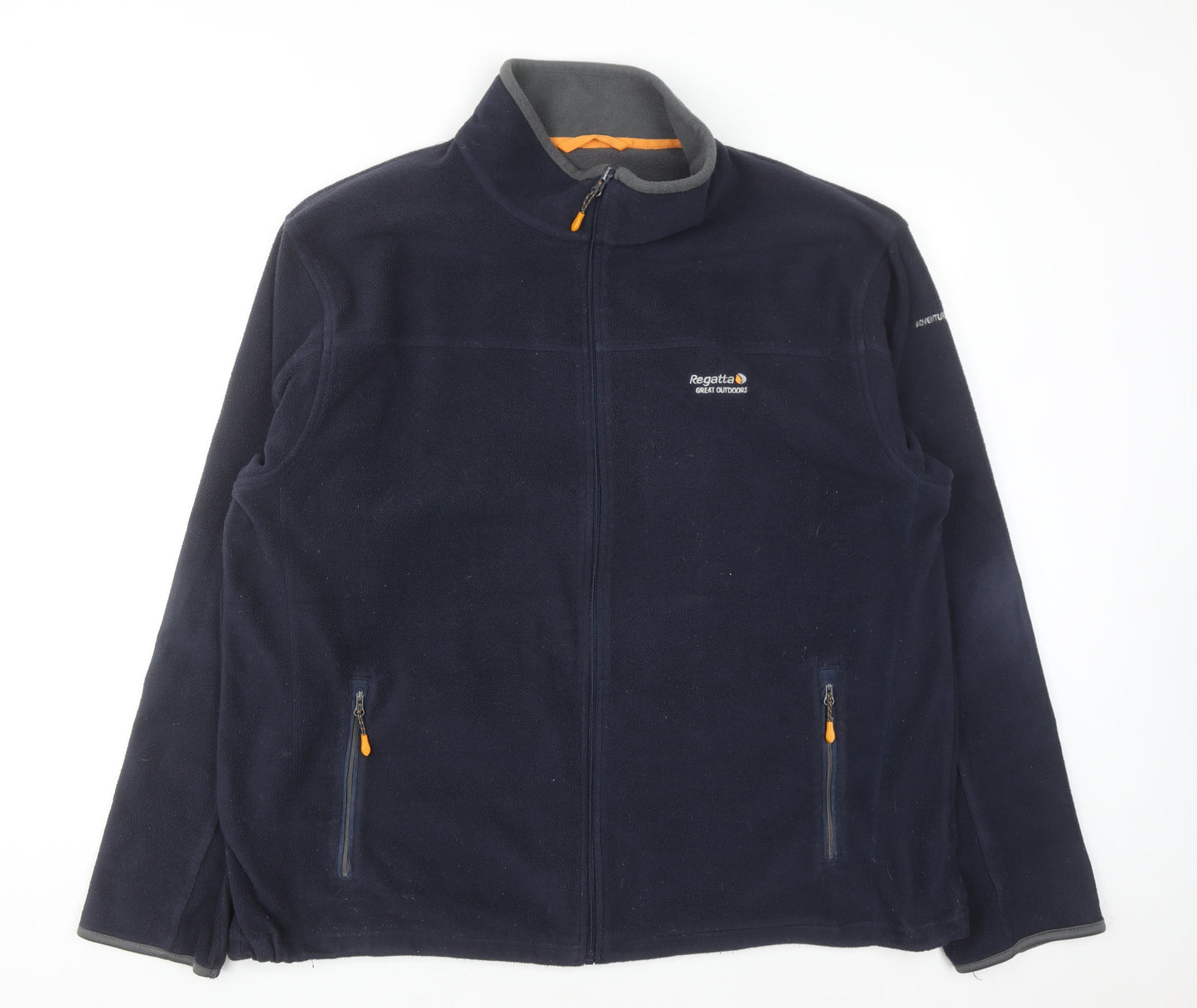 Regatta Men’s Blue 2XL Full Zip Fleece Sweatshirt Outdoor Jacket