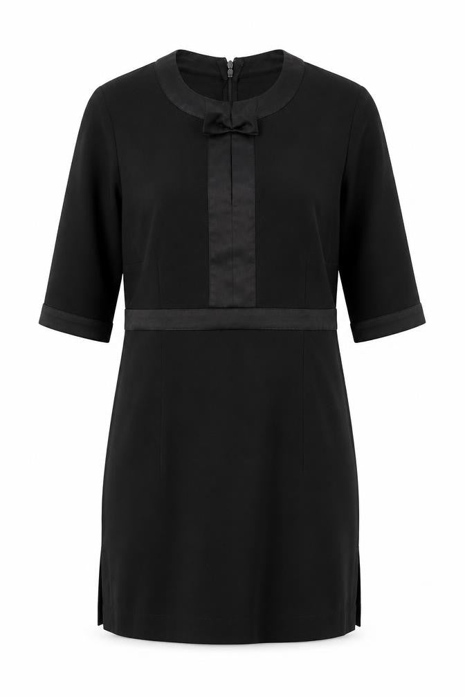 Buttercups Women’s Black Shift Workwear Dress Size 8 Short Sleeve