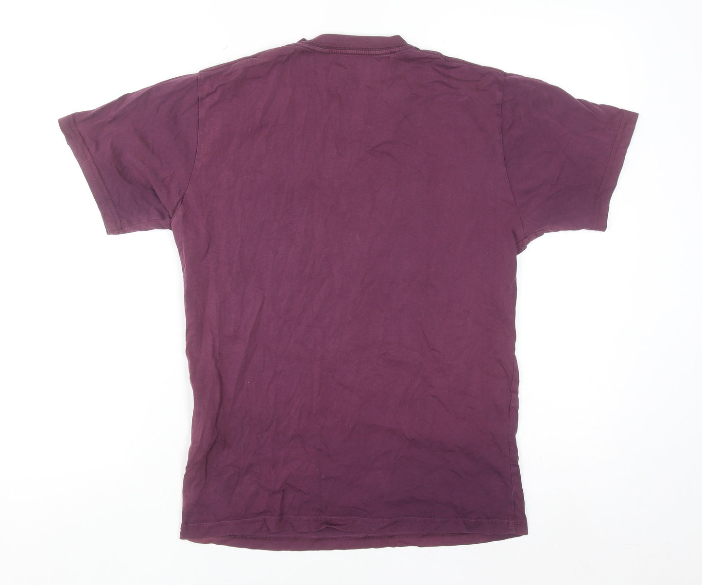 Vans Women's Purple Classic Fit Cotton T-Shirt Small