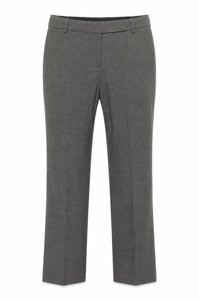 Marks & Spencer Women’s Grey Straight Leg Trousers UK 8