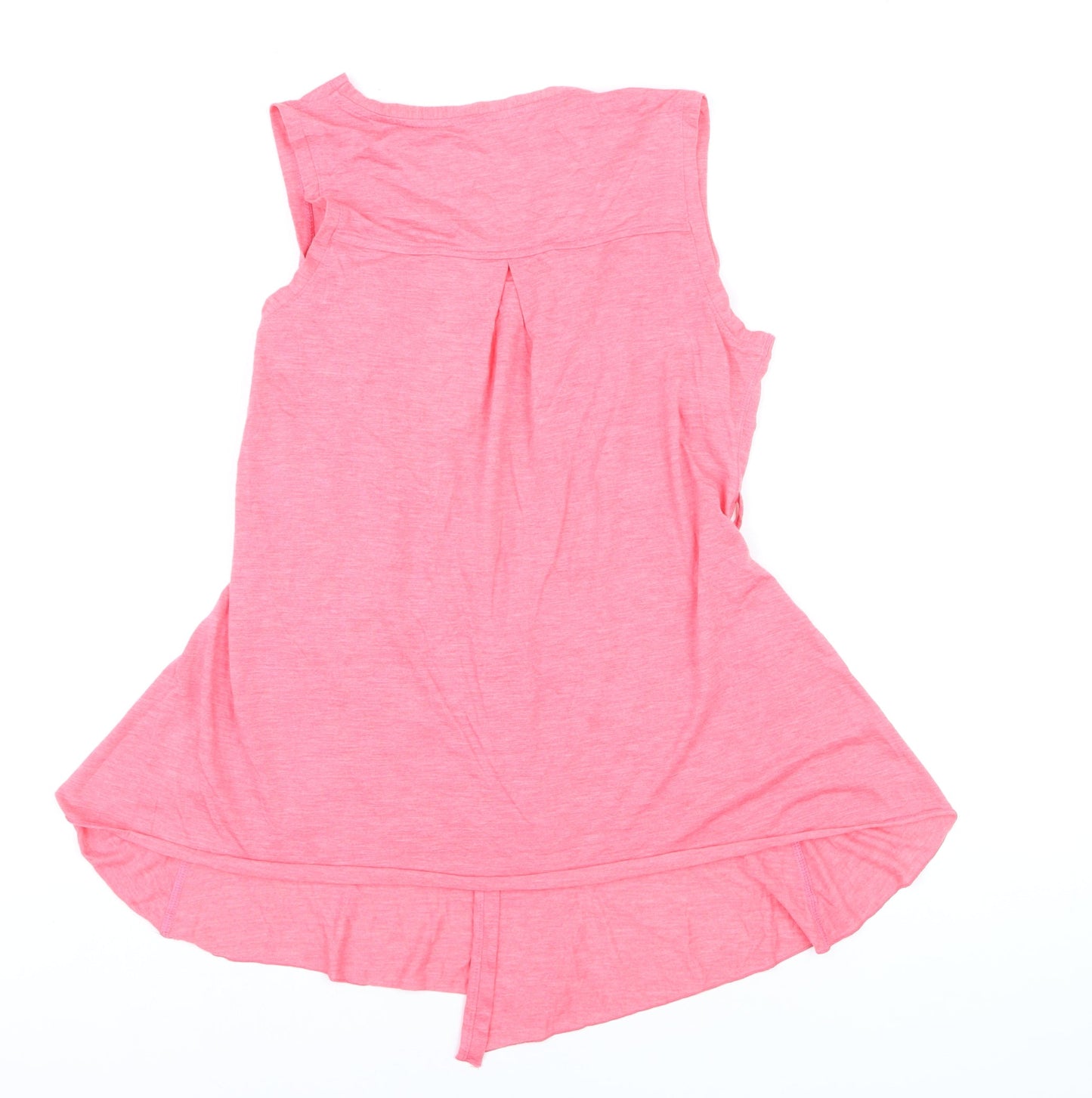 Marks and Spencer Per Una Women's Pink Wrap Sleeveless Blouse Size 10