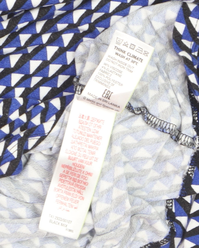 Marks and Spencer Women’s Multicoloured Geometric Blouse Size 14