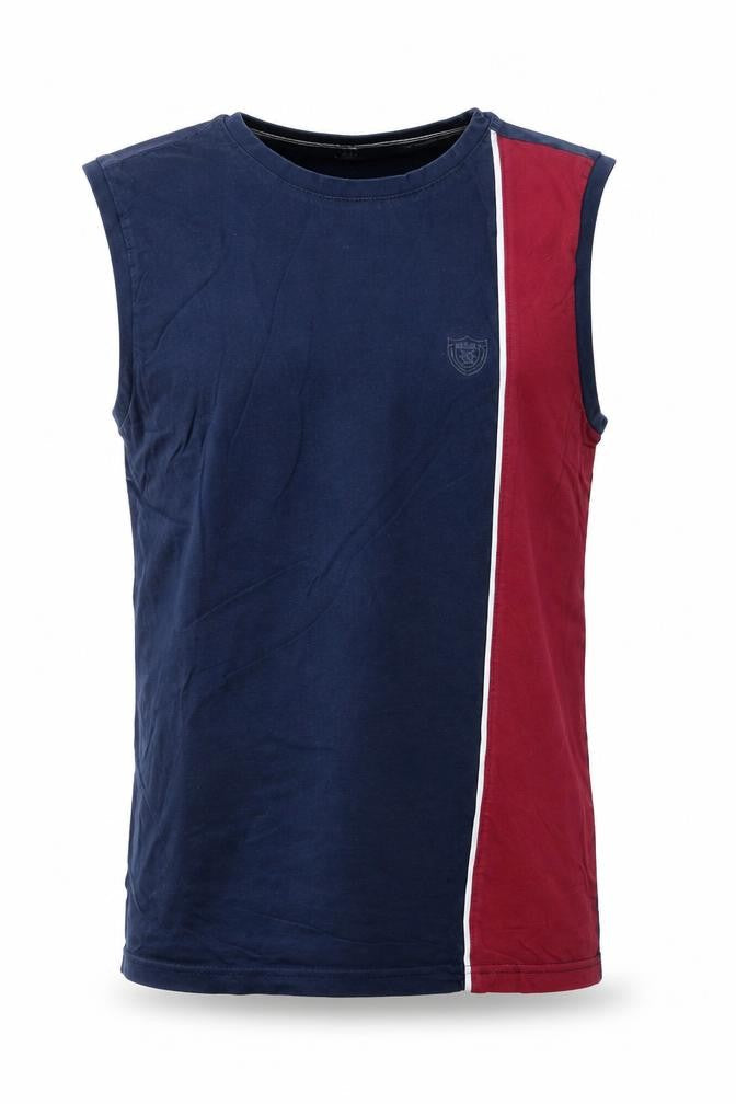 LC Waikiki Men's Blue Classic Sleeveless Casual Top Size S
