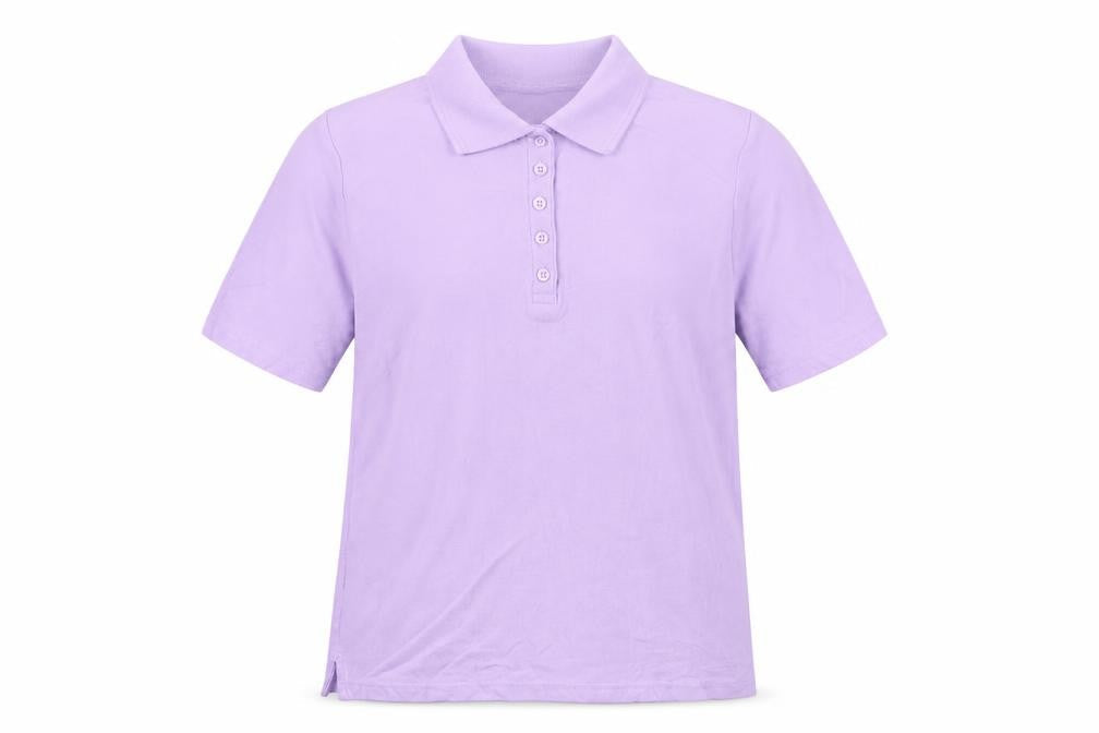 Isle Essentials Men's Purple Cotton Short Sleeve Polo Shirt Size S
