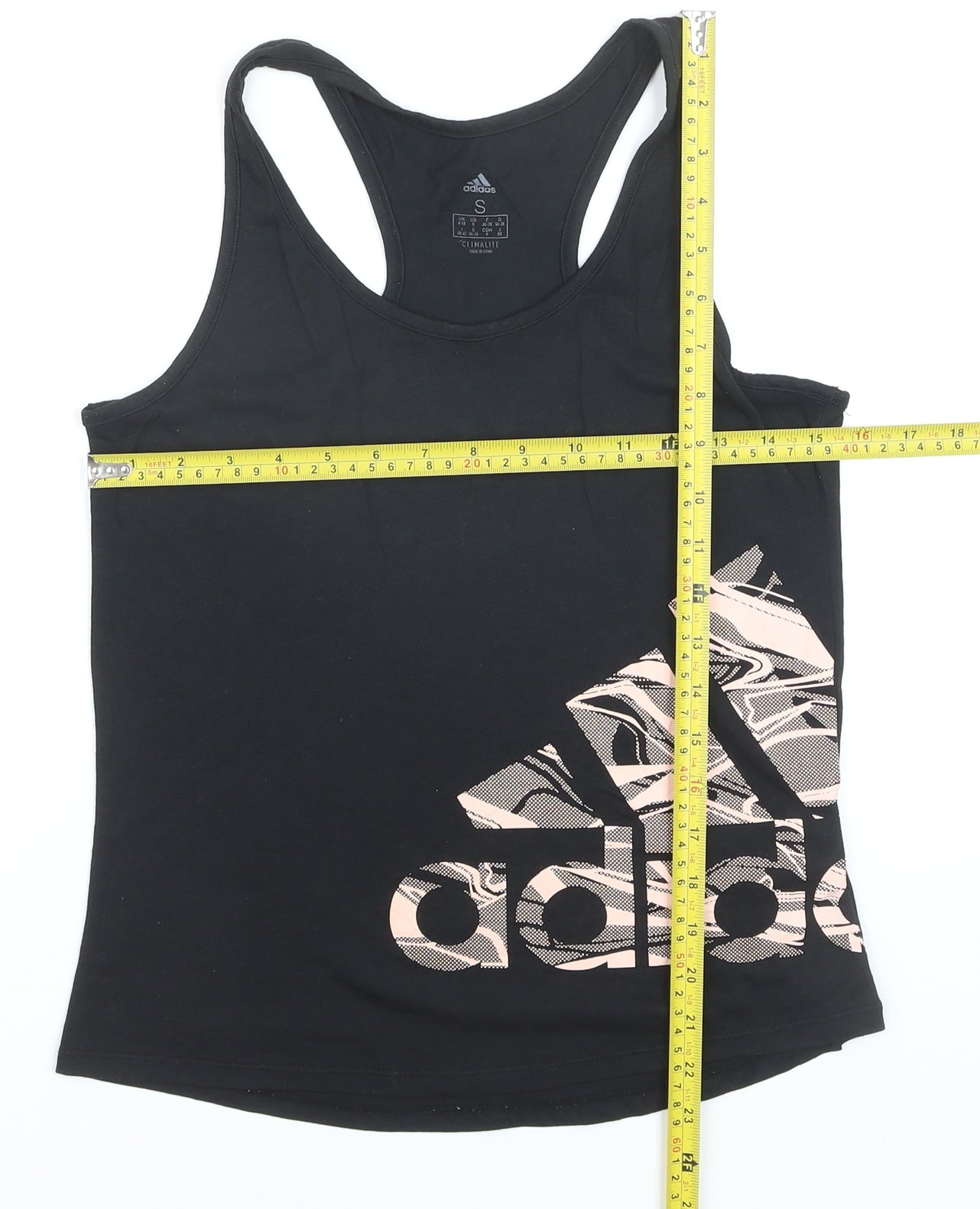 Adidas Womens Black Climalite Racerback Tank Top Size S