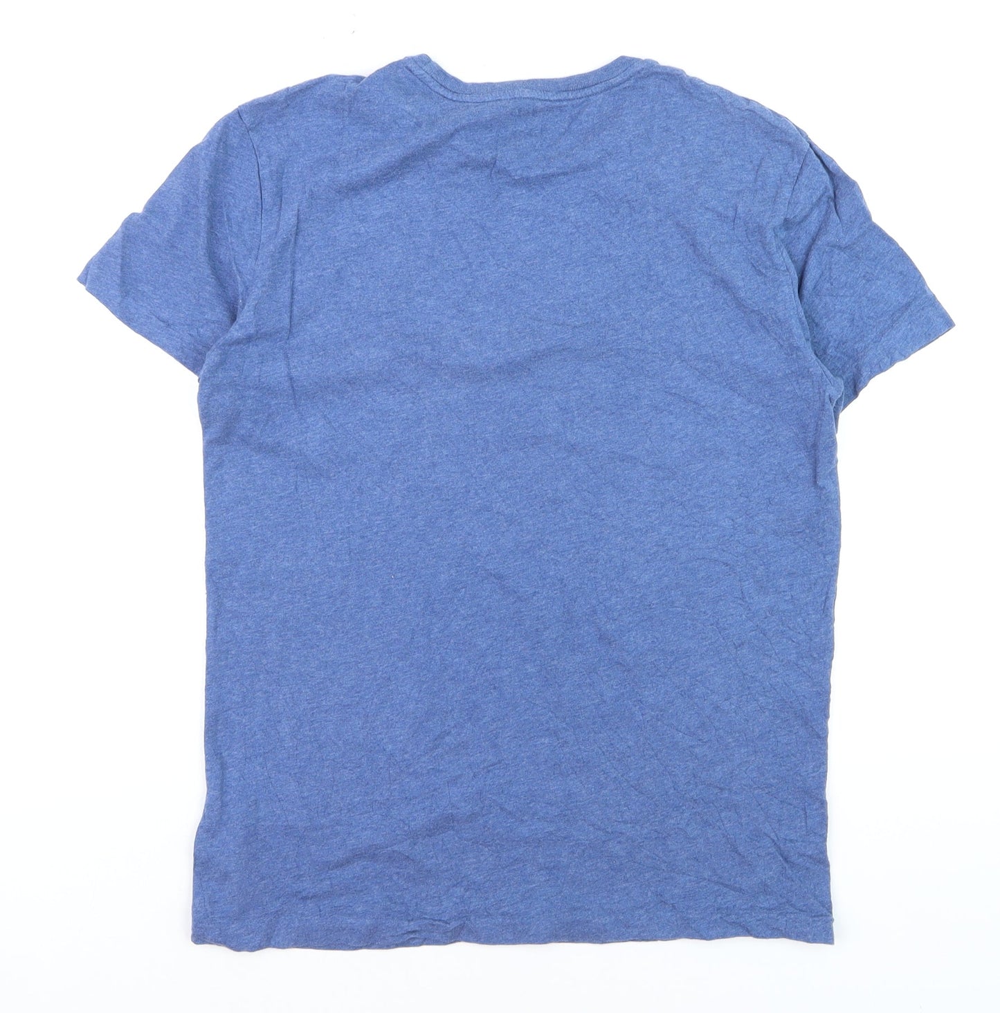 Ralph Lauren Men's Blue Slim Fit Cotton Crew Neck T-Shirt Size S