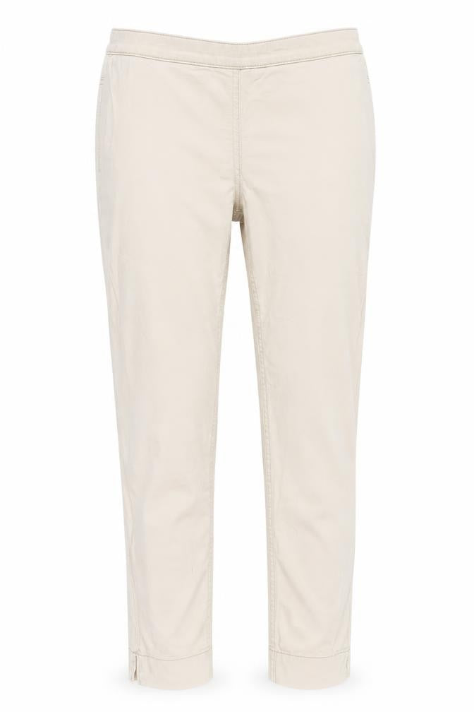 H&M Womens Beige Chino Trousers Size 8 Slim Fit Stretch