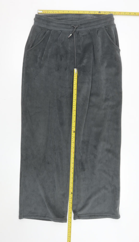 Kyodan Mens Grey Corduroy Sweatpants M Regular Fit Elastic Waist