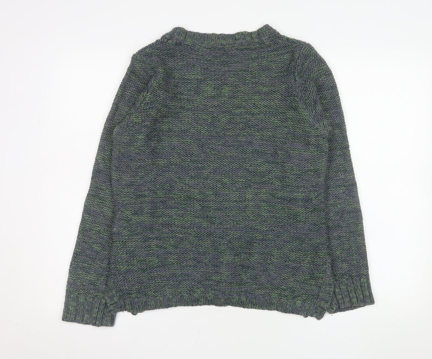 Mountain Warehouse Womens Green Cable-Knit Jumper Size 12